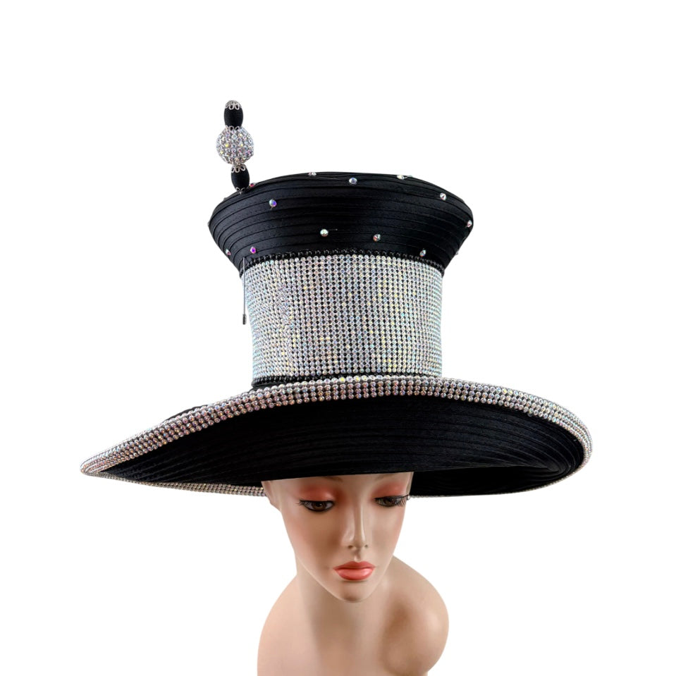 Wide Brim with Bow Accent - #4118 – EssenceHat display picture 1