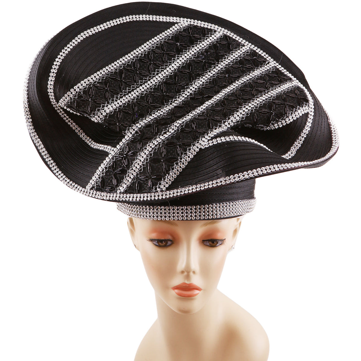 Elegant RoseミニHat ブラック Elegant RoseミニHat ブラック