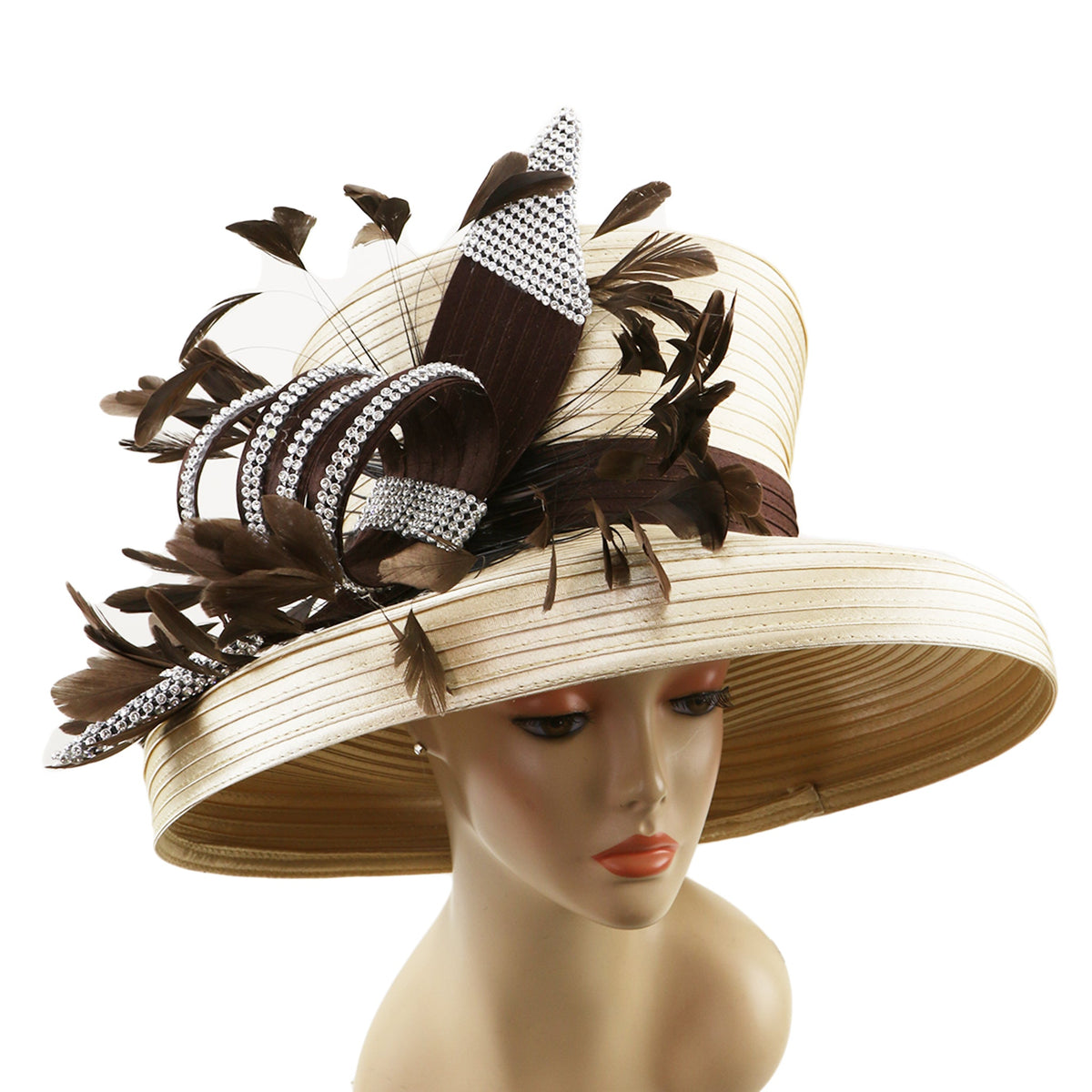 Satin Ribbon Church Hat, Elegant Hat, COGI, Derby  display picture 1