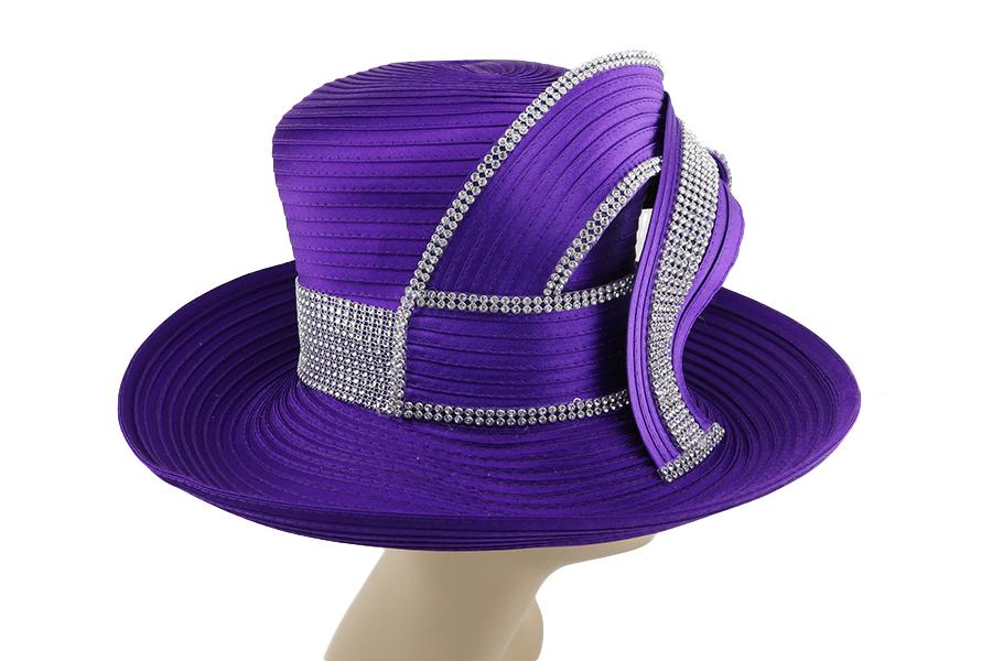 Satin Ribbon Church Hat, Elegant Hats, Derby EssenceHat